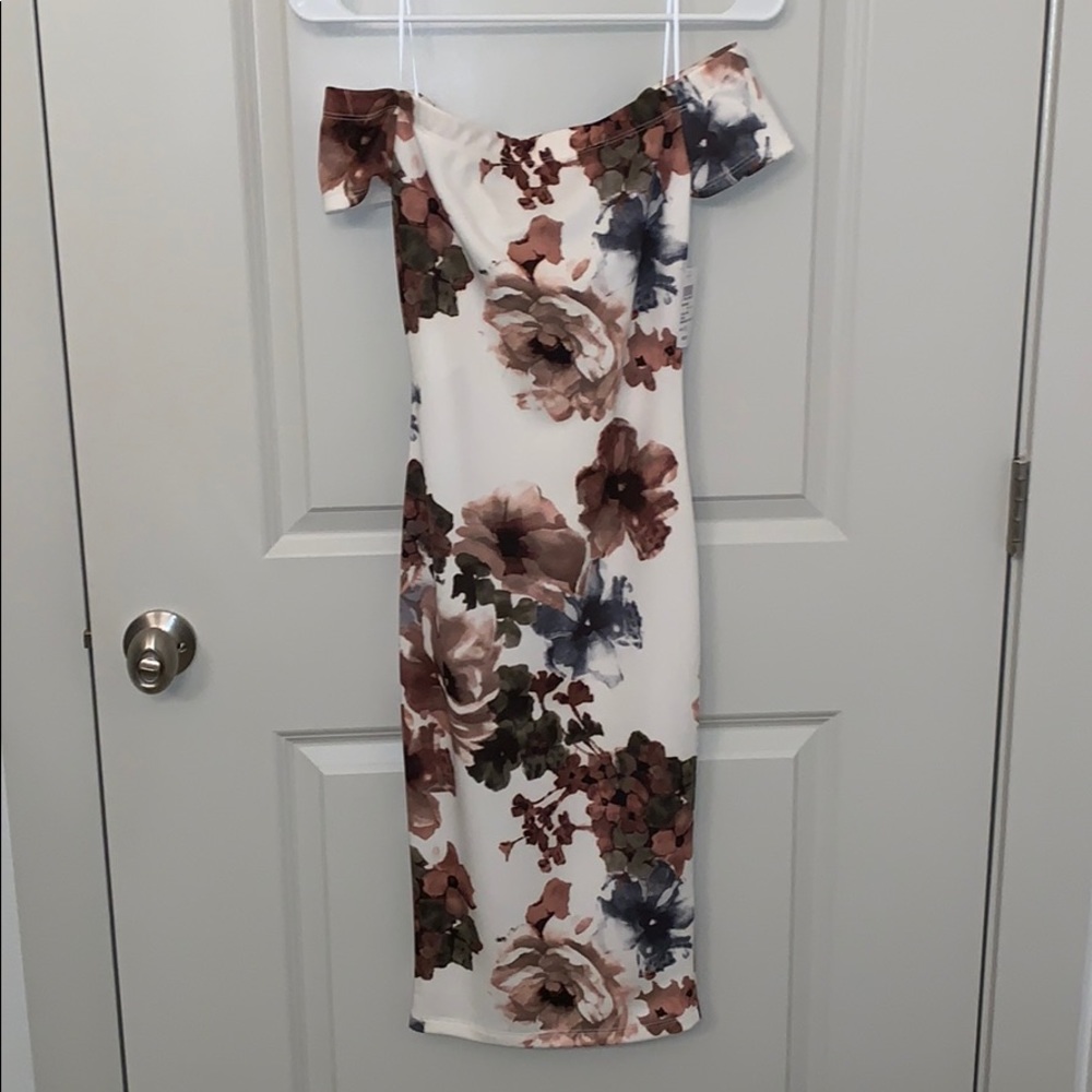 White Floral Dress